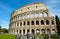 Beautiful Coliseum in the center of the Italian capital city