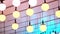 Beautiful color light bulb  ceiling wire  decorate  building interior decoration Technology Control  hotel office  travel Festiva