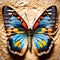 Beautiful colorful butterfly - ai generated image