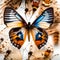 Beautiful colorful butterfly - ai generated image