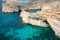 Beautiful and colorful coastline of Malta