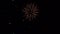 Beautiful colorful holiday festive firework in the night 4th July