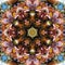 Beautiful and colorful kaleidoscope photo