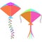 Beautiful colorful multiple kites