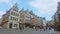 Beautiful colorful view of the historic center of Antwerp and Grote Markt,