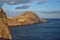 Beautiful colors at sunset at Ponta de Sao Lourenco, a peninsula in the east of Madeira, Portugal