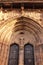 Beautiful and colossal porch in Renaissance house in Alcaraz street, Castile-La Mancha region