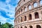 Beautiful Colosseum in Detail during a Cloudy Day, Rome