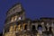 Beautiful Colosseum in Rome during Blue Hour