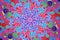 Beautiful colourful  caleidoscope gradient of traditional batik