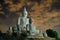 Beautiful concrete buddha in Chiangmai Thailand