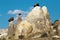 Beautiful cone rock in Cappadocia Turkey