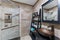 Beautiful contemporary rustic cabin interior granite bathroom design