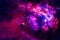 Beautiful cosmic nebula in deep space. Elements of this image were furnished by NASA