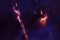 Beautiful cosmic nebula. Elements of this image furnished by NASA