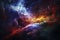 Beautiful cosmic nebula. Generative AI