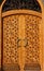 Beautiful crafted wooden arabesque door