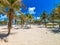 Beautiful Crandon Park beach in Key Biscayne in Miami
