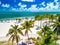 Beautiful Crandon Park beach in Key Biscayne in Miami