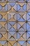 Beautiful creative copper color geometry texture pattern wall modern building home and living decoration