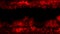 Beautiful crimson scary Halloween smoke or night clouds bg, isolated - abstract 3D rendering