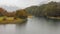 beautiful crystalline river in Argentine patagonia, during autumn