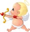 Beautiful Cupid to the holiday
