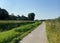 A beautiful cycling and hiking trail in Gronau in north west germany