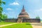 The beautiful dagoba of Dematamal shrine