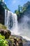 Beautiful Dambri waterfall is inside the forest, Bao Loc city, VietNam