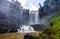 Beautiful Dambri waterfall is inside the forest, Bao Loc city, VietNam