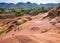 Beautiful Danxia Landform in Jingbian