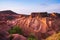 Beautiful Danxia Landform in Jingbian