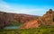 Beautiful Danxia Landform in Jingbian