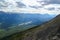 Beautiful day in Canada: Wonderful and wide view into the Canadian Rocky Mountains