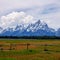 Beautiful day at Grand Tetons National Park in Wyoming