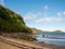 Beautiful day on the shores of Saint Lawrence river, Bic National park, Quebec, Canada