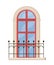 Beautiful decorated window concept