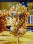 Beautiful Deep-fried squid on skewers wear eyeglasses, toys, and ornaments to make it stand out and attract customers. Decoration