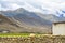 Beautiful Desert Canyon and Farmland Landscape of Ghami Village in Upper Mustang of Nepal