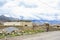 Beautiful Desert Canyon and Farmland Landscape of Ghami Village in Upper Mustang of Nepal