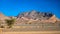 Beautiful desert mountain landscape of Anti-Atlas, Lesser Atlas or Little Atlas mountains, Morocco