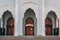 Beautiful design of the main entrance of a mosque building