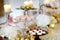 Beautiful desserts, sweets and candy table