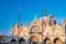 Beautiful details of Basilica di San Marco in Venice.