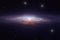 Beautiful distant galaxy. Elements of this image were furnished by NASA