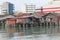 Beautiful distant shot from George Town pier on Penang Island, Malaysia