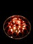 Beautiful Diwali diya glowing in dark earthen made