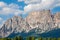 Beautiful Dolomite mountains near Cortina D\'Ampezzo ,Pomagagnon