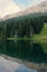 Beautiful Dolomite Mountains near Misurina Mountain Lake